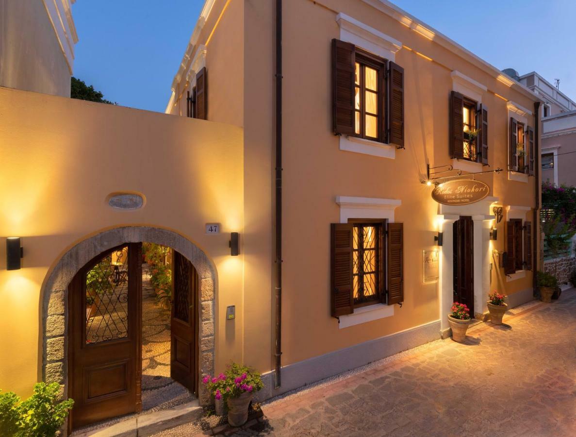 Rodos Niohori Elite Suites Boutique Hotel Родос Экстерьер фото